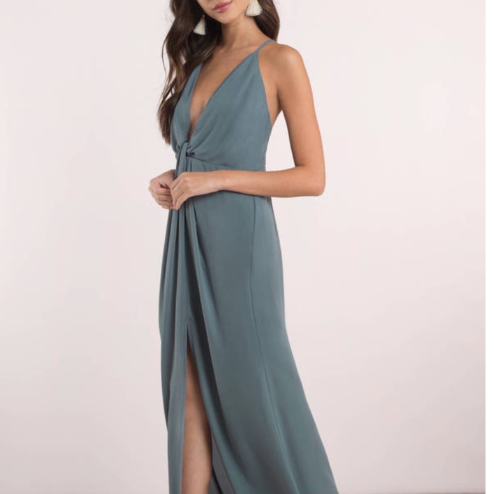 TOBI teal maxi dress